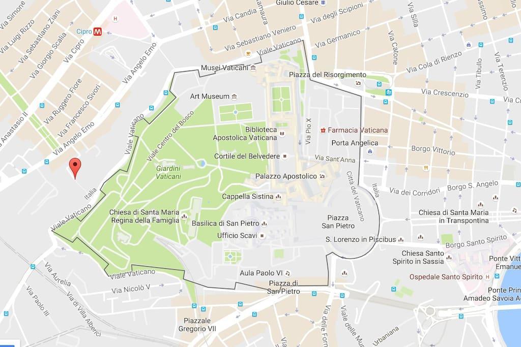 Il Pesco Al Vaticano Сasa de vacaciones